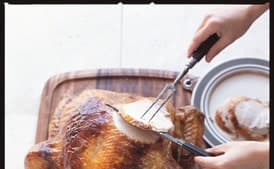 Pancetta-Sage Turkey with Pancetta-Sage Gravy