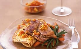 Panfried Pressed Poussins