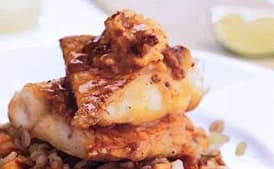 Panfried Red Snapper with Chipotle Butter