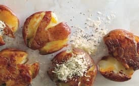Panfried Smashed Potatoes