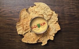 Papadums With Whipped Dal