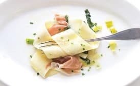 Pappardelle with Arugula and Prosciutto