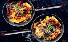Pappardelle with Slow-Cooked Brisket