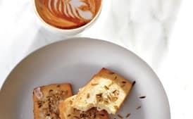 Parmesan Shortbread with Fennel and Sea Salt