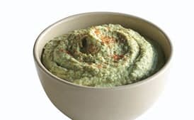 Parsley Hummus for Cauliflower Crudites