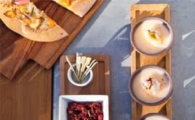 Parsnip-Leek Soup with Lump Crab