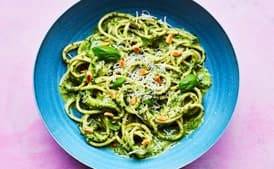 Pasta with 10-Minute Pesto