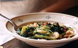 Pasta with Arugula Purée and Cherry-Tomato Sauce