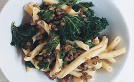 Pasta with Lentils and Kale