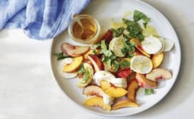 Peach Caprese