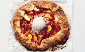 Peach-Plum Galette