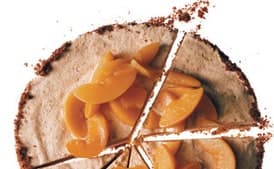 Peach Praline Semifreddo with Amaretti