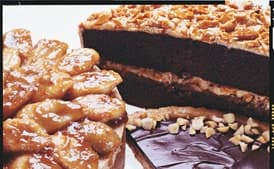 Peanut Butter-Honey Tart with Ganache Glaze