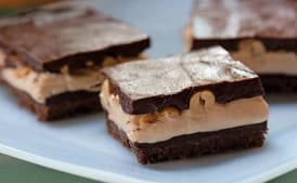 Peanut Maple Fudge Bars
