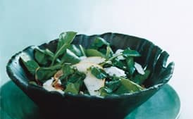 Pear, Arugula, and Pancetta Salad