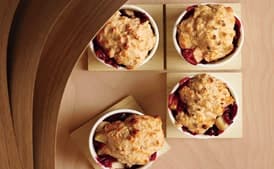 Pear-Cranberry Cobblers
