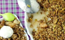 Pear Pistachio Crisp