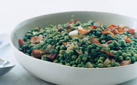 Peas and Bacon with Dill