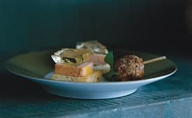 Pecan and Goat Cheese Marbles