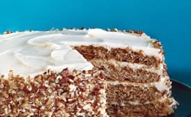 Pecan Spice Layer Cake with Cream Cheese Frosting