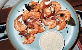 Peel-and-Eat Spiced Shrimp with Chipotle Remoulade