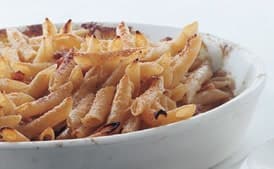 Penne with Parmesan Cream and Prosciutto