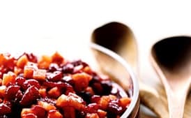 Persimmon Cranberry Sauce