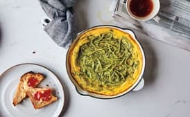 Pesto Pasta Frittata