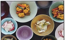 Pickled Daikon and Red Radishes with Ginger