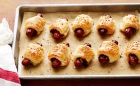 Pigs-in-a-Blanket with Hoisin and Scallion