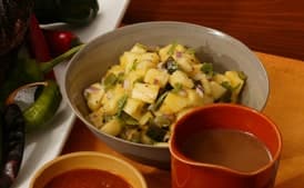 Pineapple and Roasted Poblano Salsa