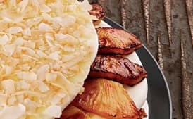 Pineapple Coconut Meringue Torte