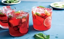 Pineapple-Hibiscus Cocktail