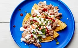 Pinto Bean Enfrijoladas