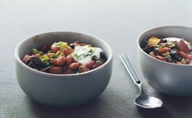 Pinto-Bean Mole Chili