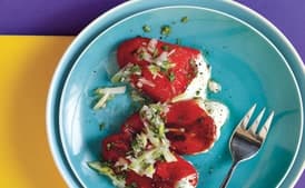 Piquillo Peppers Stuffed with Goat Cheese