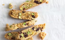 Pistachio and Dried-Cherry Biscotti