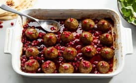 Pistachio and Pomegranate Meatballs (Kufteh-Ye Pesteh-o Anar)
