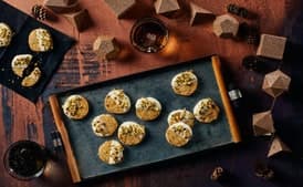 Pistachio Cardamom Butter Cookies