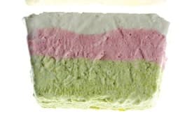 Pistachio, Strawberry and Vanilla Semifreddo
