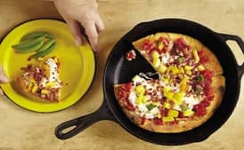 Pizza 6: Pan-fried Hawaiian Pizza