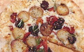 Pizza with Fontina, Potatoes, and Tapenade
