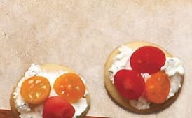 Pizzette with Goat Cheese and Ricotta