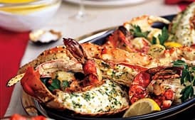 Platter of Roasted Shellfish with Trio of Sauces