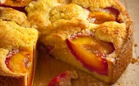 Plum and Polenta Cake