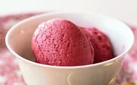 Plum and Red-Wine Sorbet