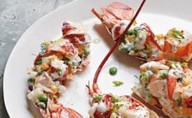 Poached Lobster with Vegetable Macedonia