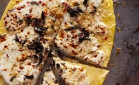 Polenta "Pizza" with Crumbled Sage