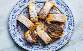 Poppy Seed and Pecan Strudel