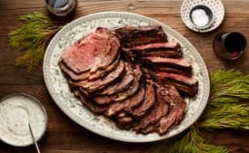 Porcini-Rubbed Beef Rib Roast